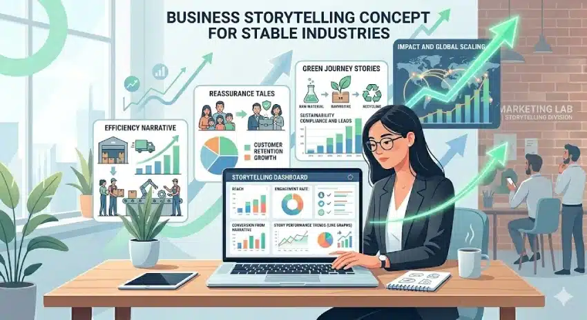 Social Media Content Ideas for Boring Industries 3 creative content for businesses storytelling strategy