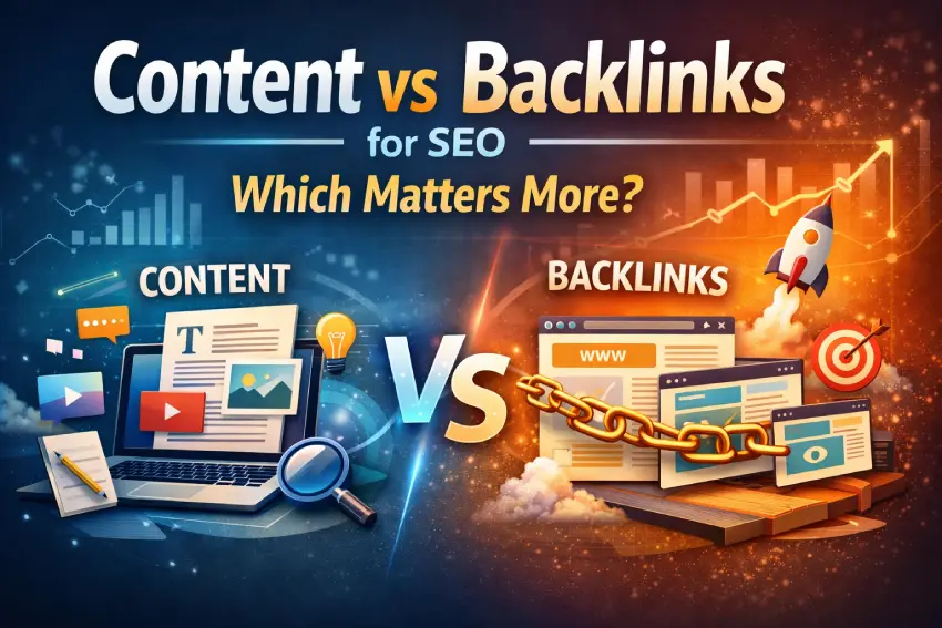 Content vs Backlinks for SEO A Complete Guide