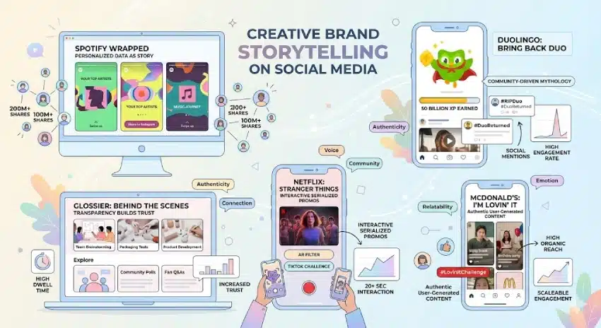 How to Build a Brand Using Social Media Storytelling 3 brand storytelling examples on social media platforms