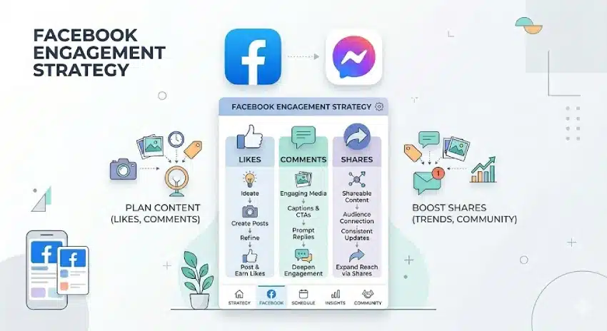 Facebook posting strategy engagement tips