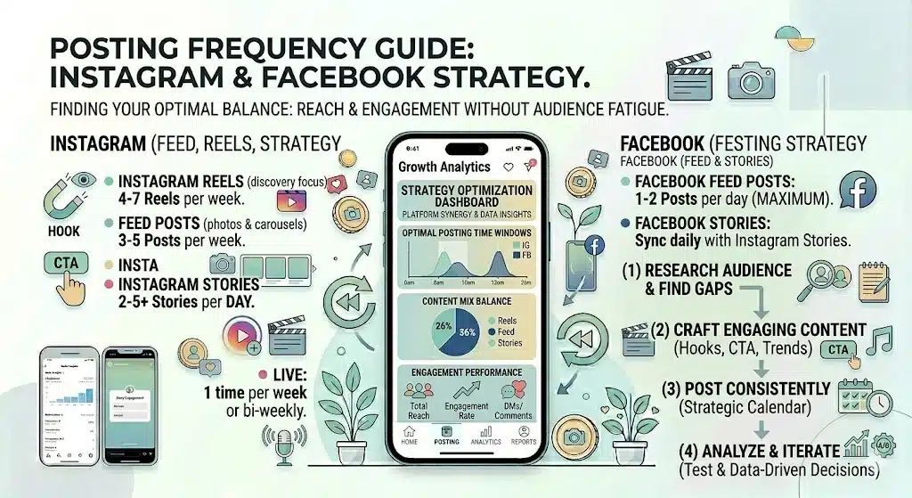 How Often Should You Post on Instagram & Facebook social media strategy
