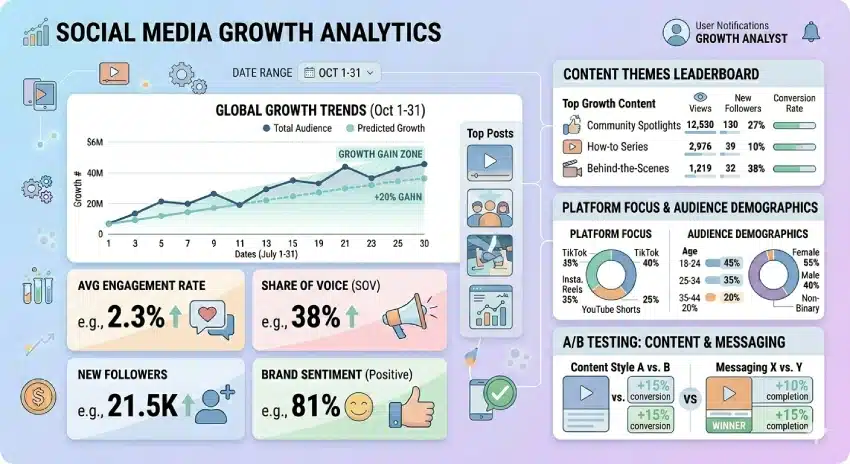 Social Media Marketing Trends You Can’t Ignore 2 Social Media Marketing Trends analytics and growth strategy