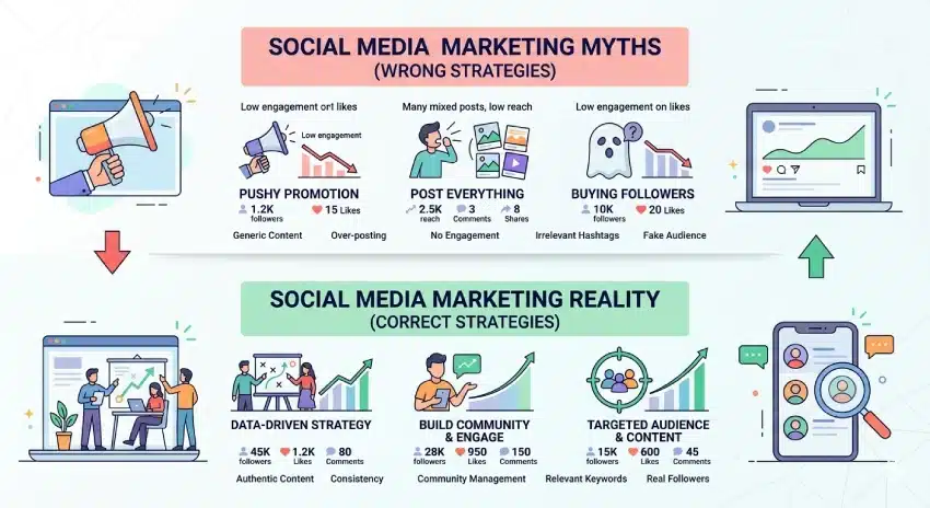 social media marketing myths overview